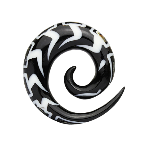 Spirale dextension avec ormeau en corne de buffle deau