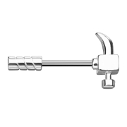 Martello Micro Barbell argento