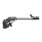 Barbell Rod Roses Revolver old silver