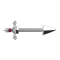 Barbell silver dagger