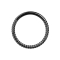 Micro anneau segment pliable tressé noir