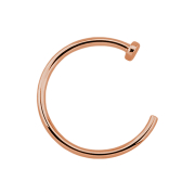 Anneau de nez ouvert en or rose