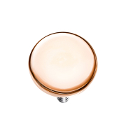 Dermal Anchor Scheibe rosegold
