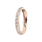 Ring rosegold mit Kristallen