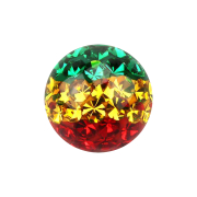 Boule de cristal Rasta Couche de protection époxy