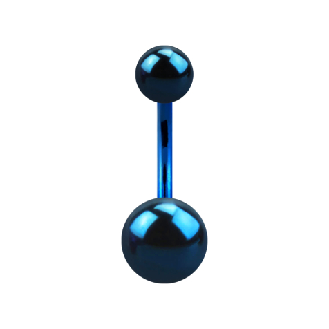 Banane bleu foncé avec deux boules