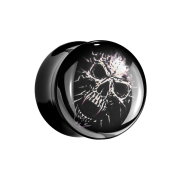 Flared plug mummy skull