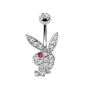 Banane silber mit Playboy Bunny rot