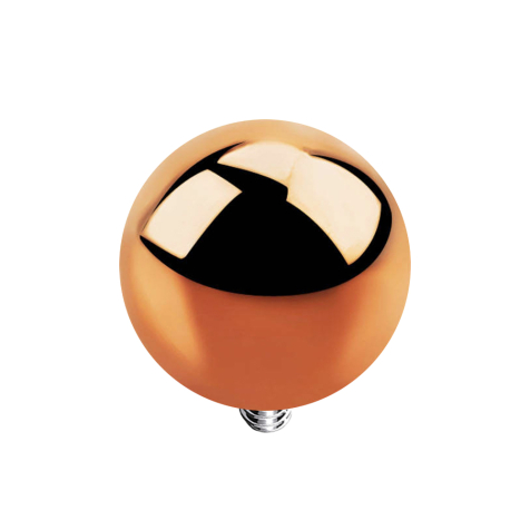Dermal Anchor Ball rose gold