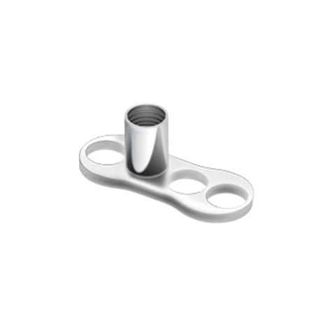 Dermal Anchor Anchor three hole