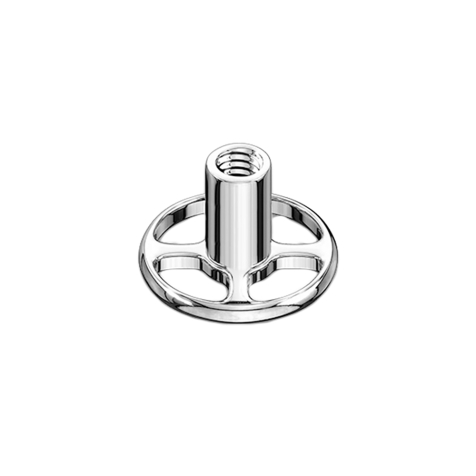 Dermal Anchor Anchor round four holes