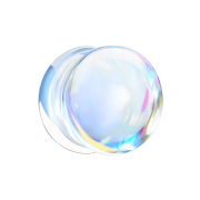 Tappo svasato in vetro iridescente