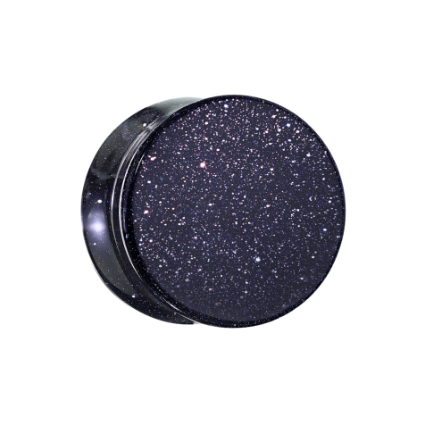 Flared plug made from blue sandstone