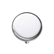 Dermal Anchor Scheibe silber