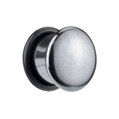 Flared Plug en pierre dhématite avec joint torique