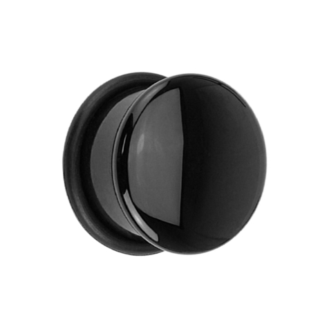 Flared Plug aus Achat Stein mit O-Ring