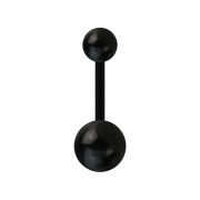 Banane noire avec deux boules