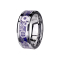 Ring silber blaues Carbon mit Steam Punk