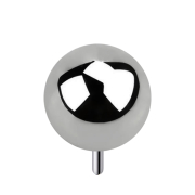 Threadless ball, silver