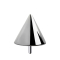 Threadless Cone silber