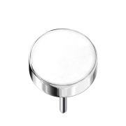 Threadless disc, silver