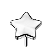 Étoile sans fil argentée