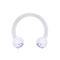 Micro Circular Barbell transparent avec deux boules de cristal multicolore