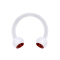 Micro Circular Barbell transparent avec deux boules de cristal rouge