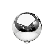Dermal Anchor Ball 14k white gold