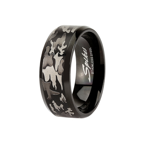 Ring black camouflage