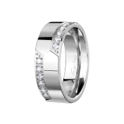 Anello in argento con dodici cristalli