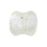 Flared Tunnel transparent pailleté "Glow