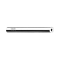 Threadless barbell bar 14k white gold