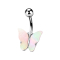 Banana silver Abalone Butterfly light