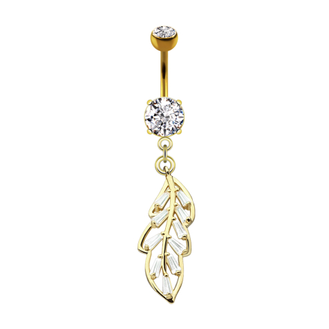 Banane plaquée or 14k avec deux boules cristal argent Pendentif feuille de princesse