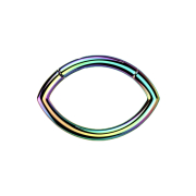 Micro Segmentring klappbar farbig Oval