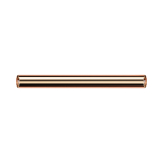 Micro barbell rod rose gold with 0.8 mm internal thread