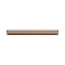 Micro barbell rod rose gold with 0.8 mm internal thread