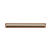 Barbell bar rose gold with 1.2 mm internal thread