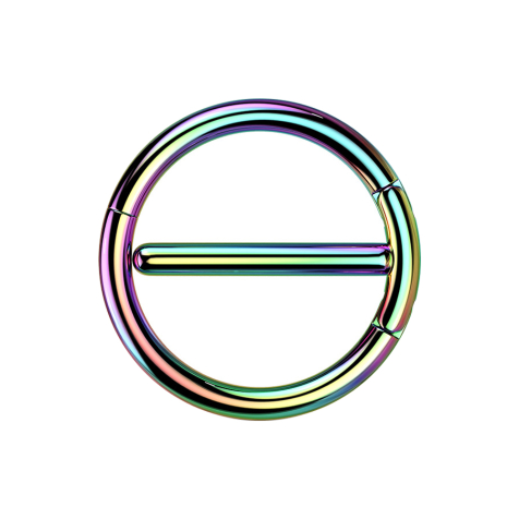 Anneau segment double pliable couleur