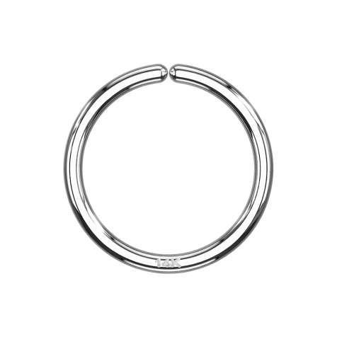 Micro piercing anneau 14k or blanc