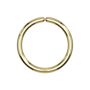 Micro piercing ring 14k gold
