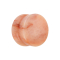 Flared plug made from peach jade stone