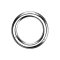 Segment ring hinged silver