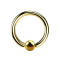 Anneau Ball Closure doré