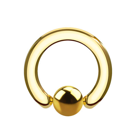 Ball Closure Ring vergoldet