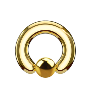 Anneau Ball Closure doré
