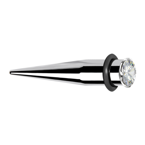 Expander argent avec cristal argent