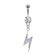 Banane silber mit zwei Kugeln Kristall silber...