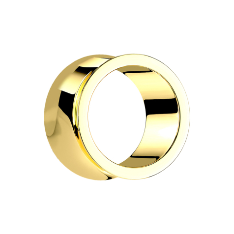 Flared Tunnel doré à lor fin